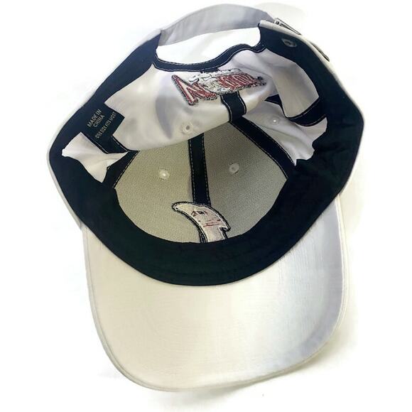Vicious Fishing Ball Cap White Adjustable With Red Logo - Picture 4 of 6